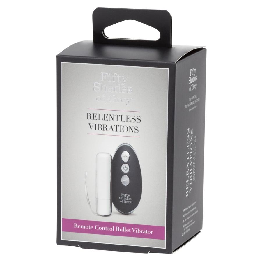 A szürke ötven árnyalata Relentless - minivibrátor (ezüst-fekete)
