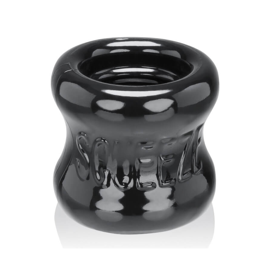 OXBALLS Squeeze - heregyűrű és nyújtó (fekete)